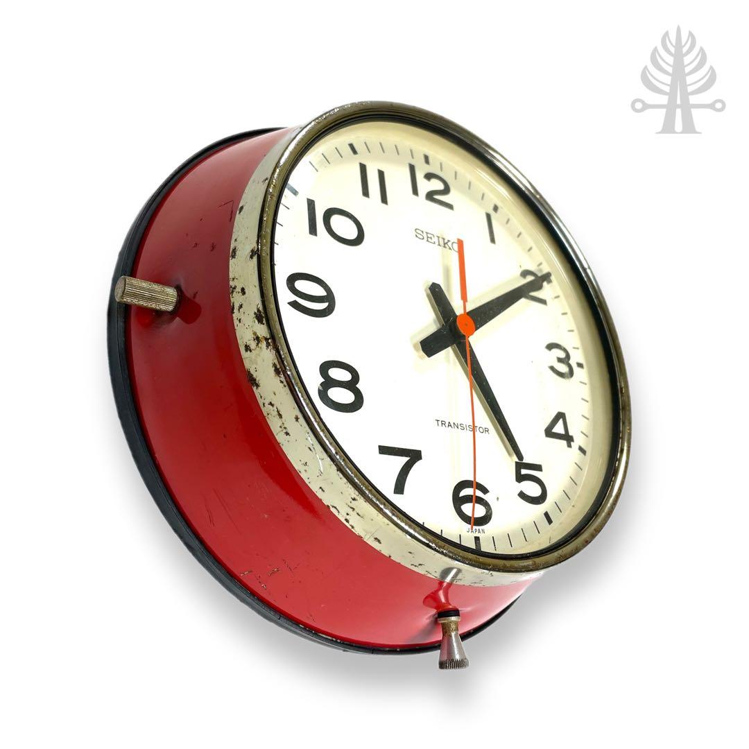 SEIKO セイコー トランジスタ 防塵時計 バス時計 船舶 昭和レトロ ビンテージ SEIKO/セイコー 船舶用時計 壁掛時計 バス時計 昭和レトロ