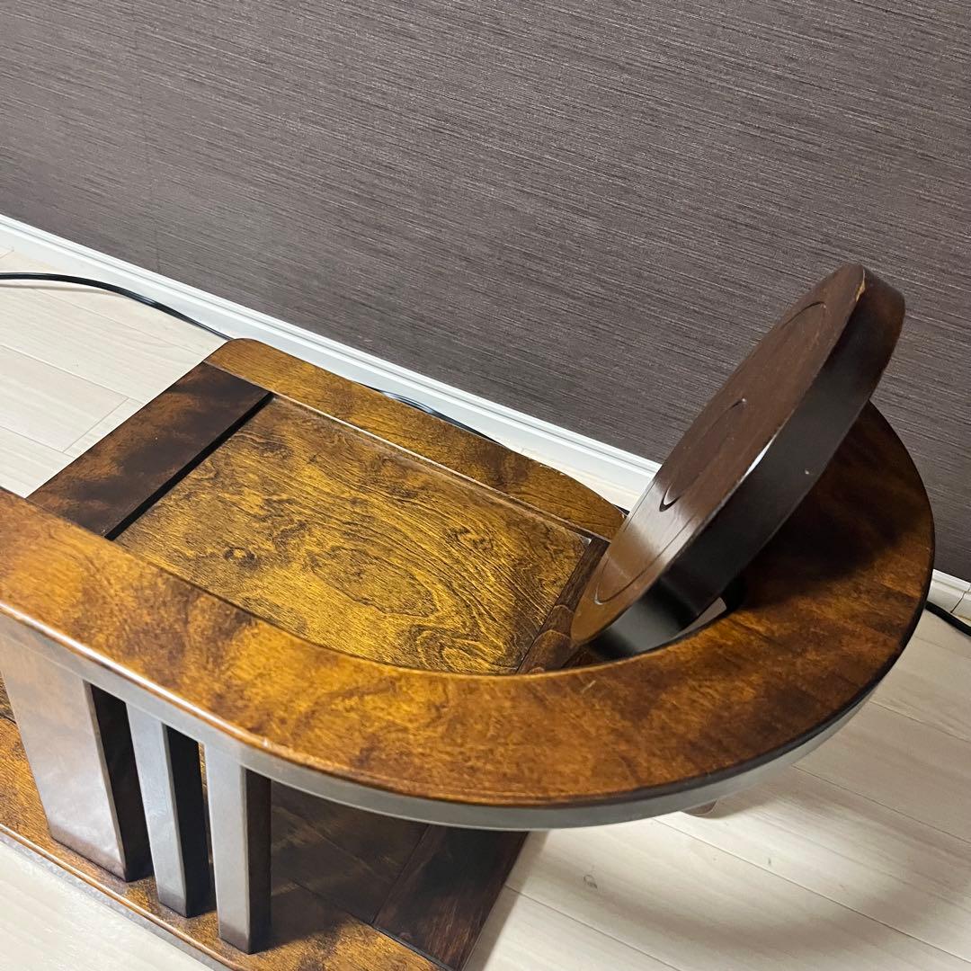 希少 星野民藝 座椅子 二脚セット 民芸家具 無垢材 和家具