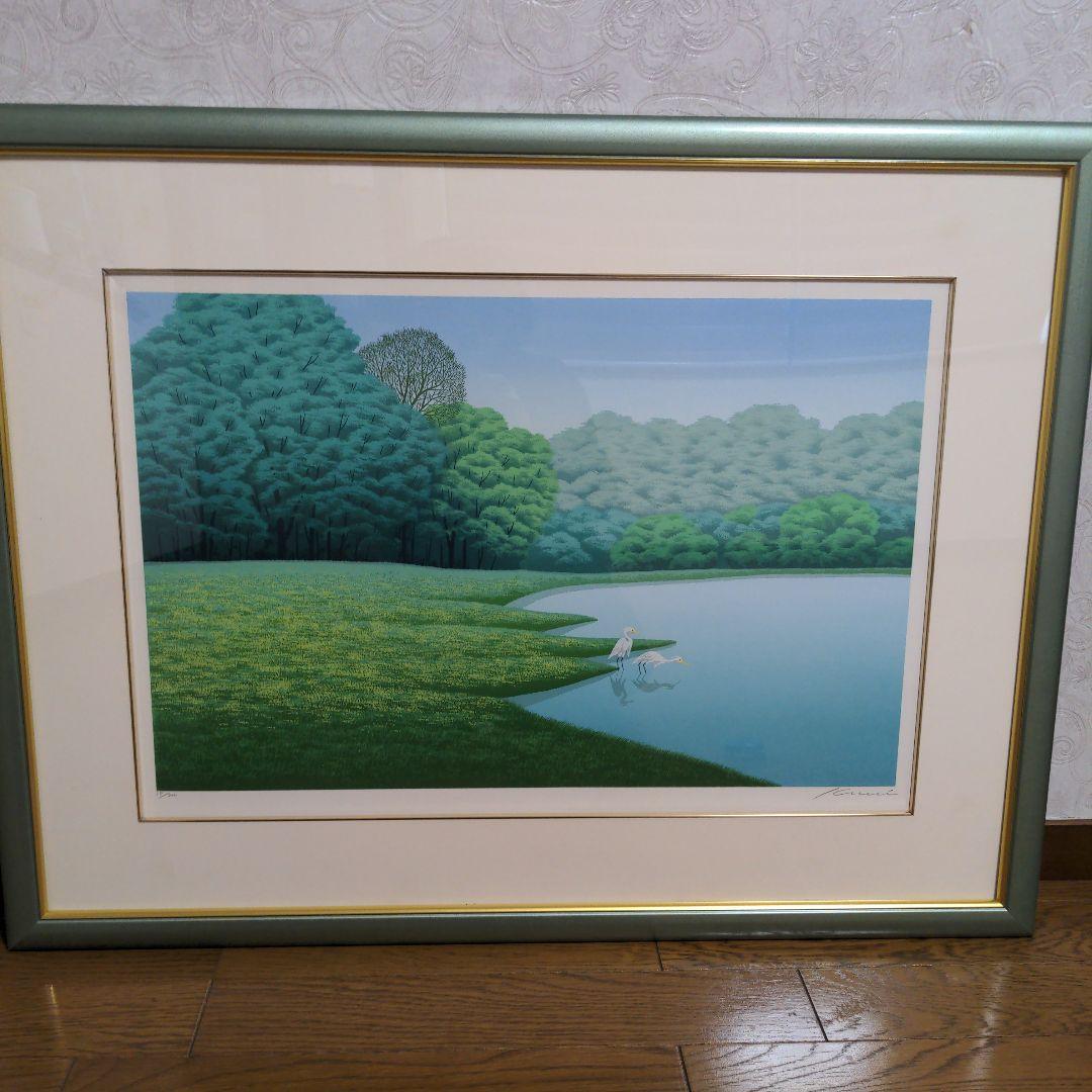 国武久巳　風景アート 絵画 国武久巳・白い樹林 アート インテリア 風景画 : 絵画生活 - 通販