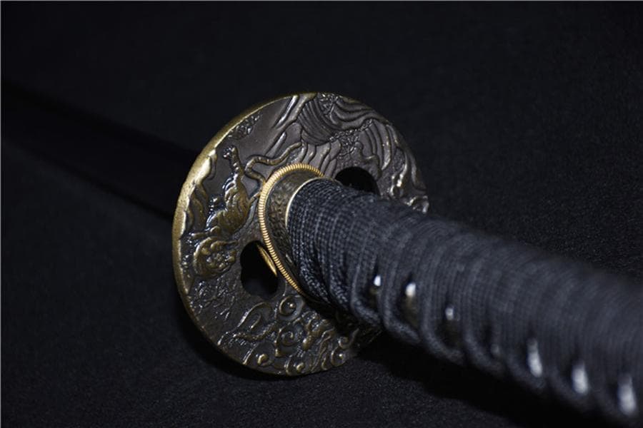 G 模造刀模擬刀武具2本透かし鍔刀掛け付き5本掛け分解式