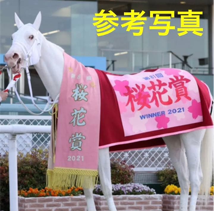 アイドルホース【ソダシ/'21桜花賞Ver.】Lサイズぬいぐるみ用 優勝レイ