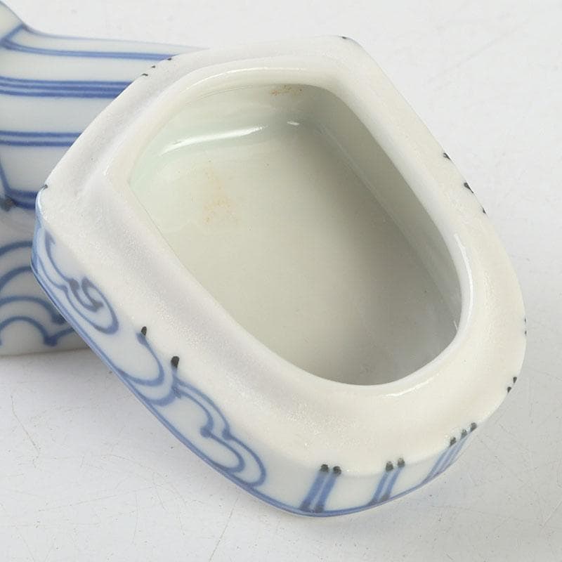 茶道具 平安 昭阿弥造 染付 冠香合 共箱 V 9338 - メルカリ