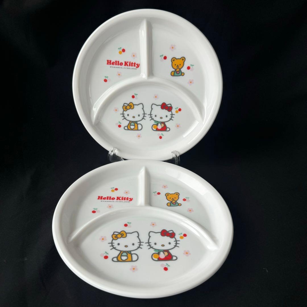 1976年-1999年 フランス製 アルコパル ハローキティ ランチプレート 皿