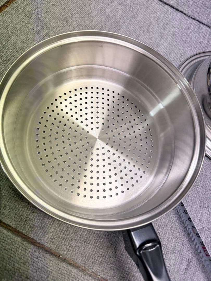 インコア inkorフライパン小 スチーマー キャセロール セット