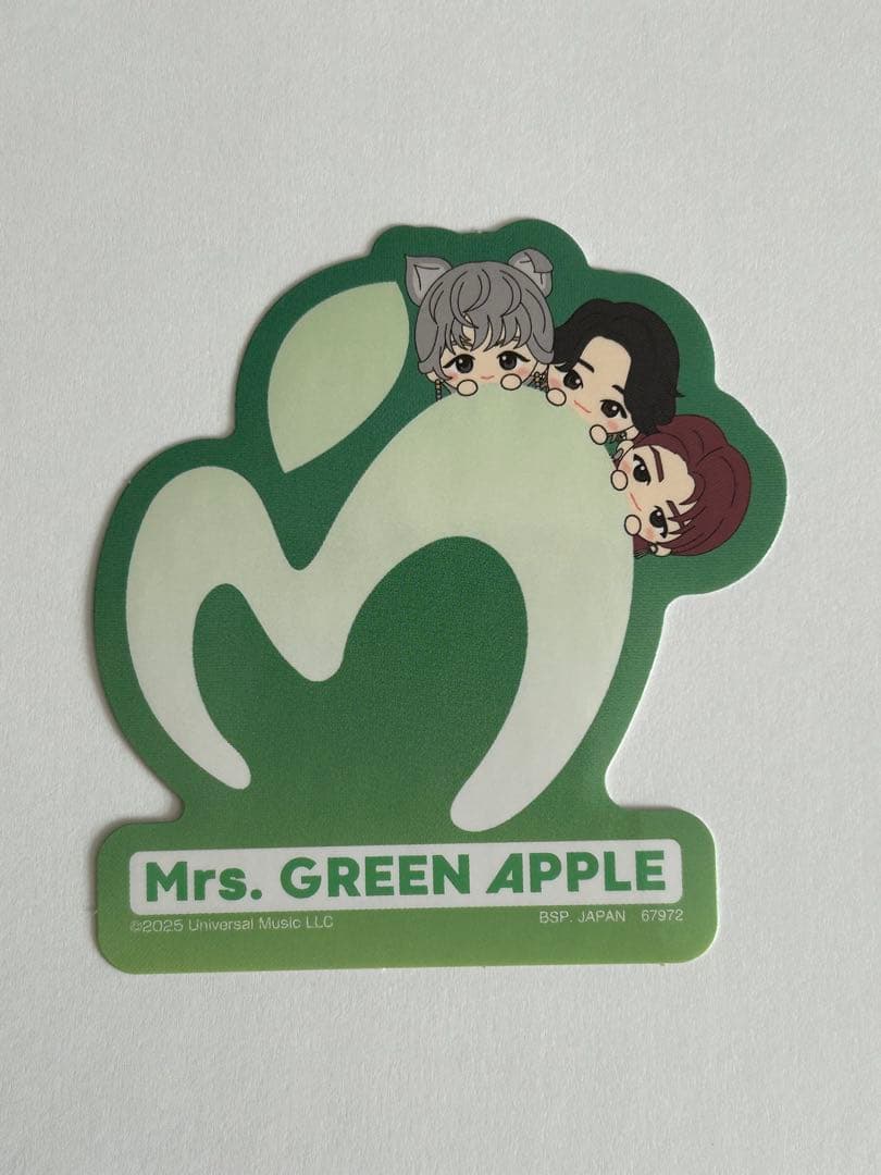 Mrs. GREEN APPLE ミセス ステッカー 大森元基 - メルカリ