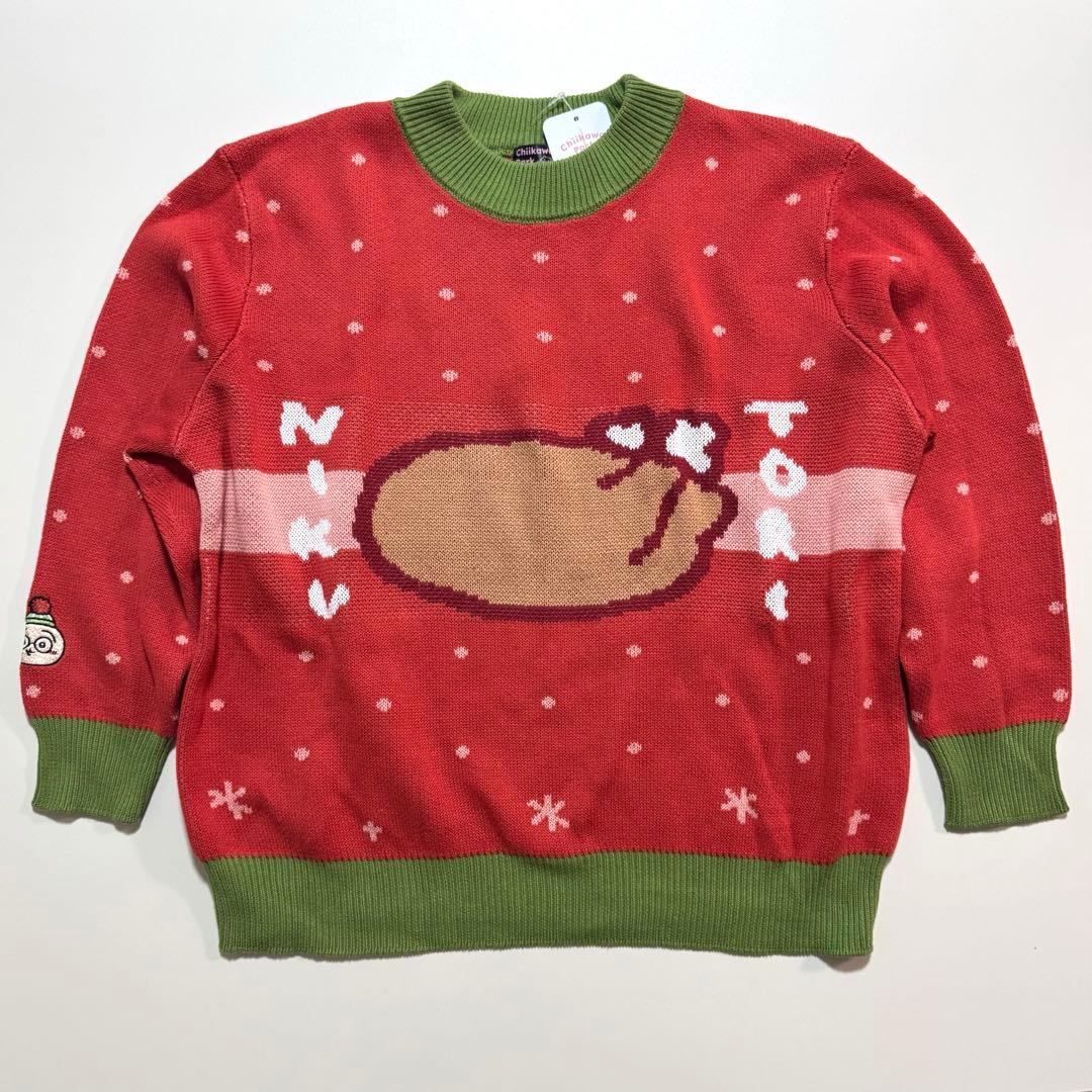 ちいかわパーク セーター うさぎ TORINIKU レッド Lサイズ - メルカリ