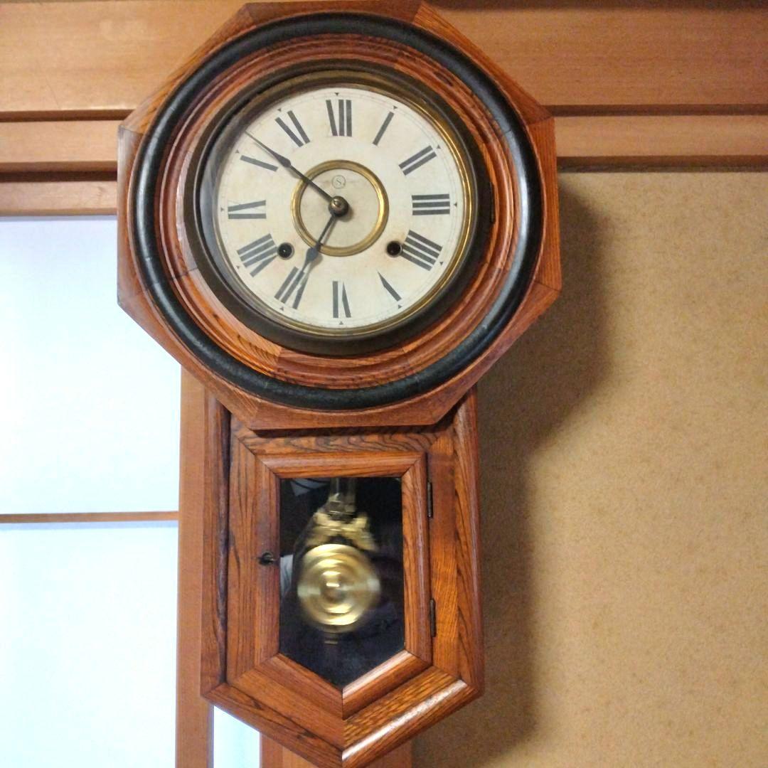 超美品動作品！分解簡易整備済！精工舎 八角振り子時計 良品ヴィンテージ掛時計 ddf28502662c8e20b0838aa9299d28