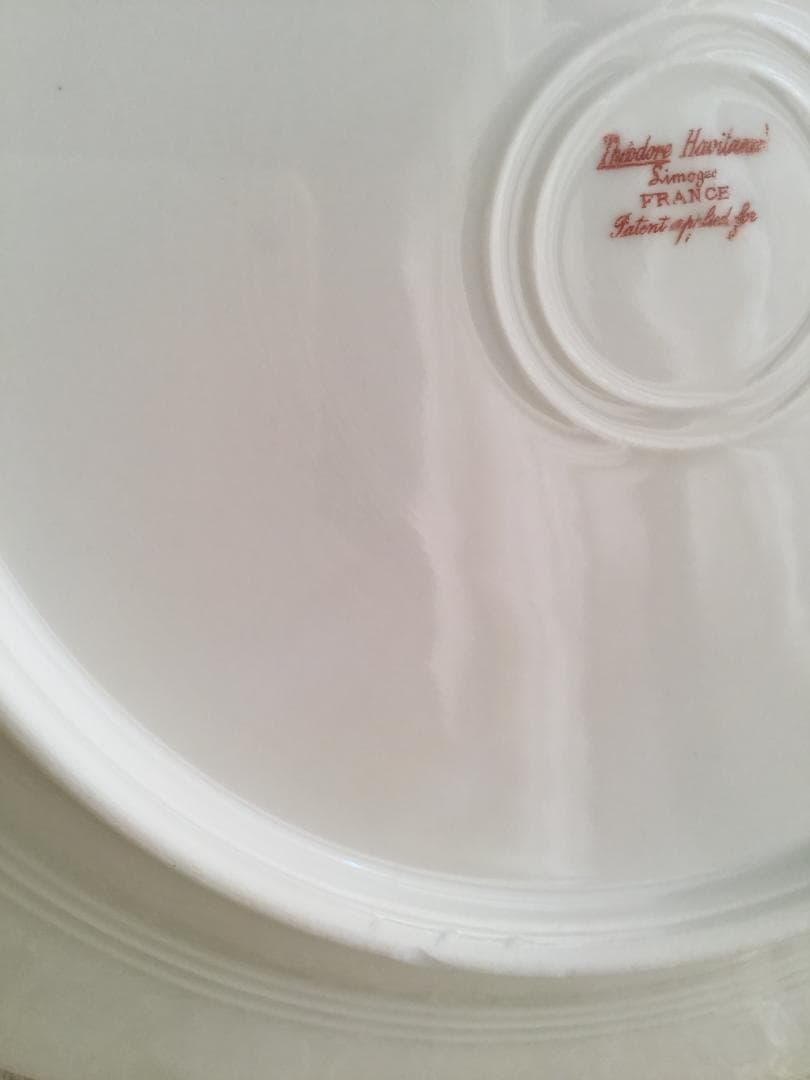 リモージュ アヴィランド ランチプレート #319 ダブルゴールド