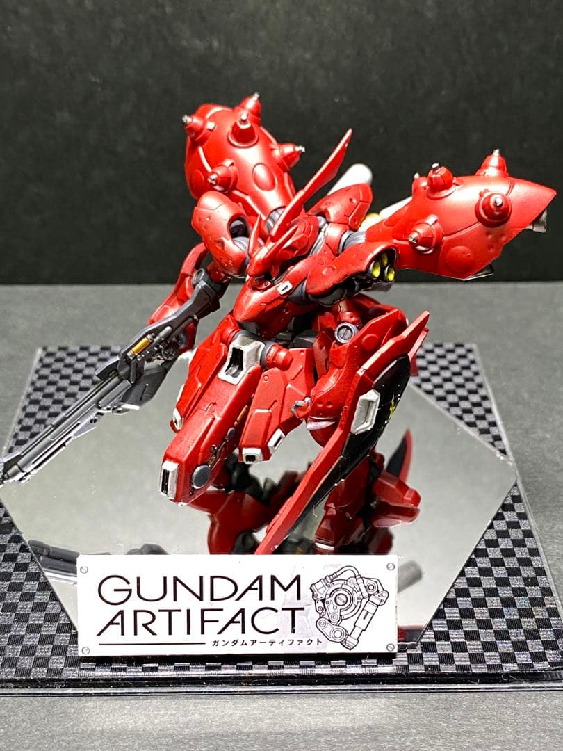 塗装済完成品　ガンダムアーティファクト　 ナイチンゲール　ケース/台座付き Yahoo!オークション -「ガンダム アーティファクト ナイチンゲール」の