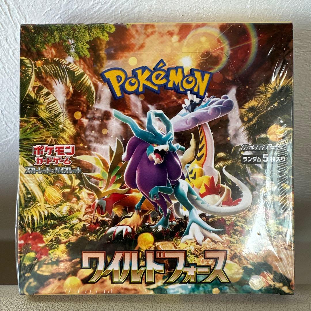 ポケモンカードゲーム ワイルドフォース 1box ワイルドフォース 1box 新品 未開封 シュリンク付 - メルカリ