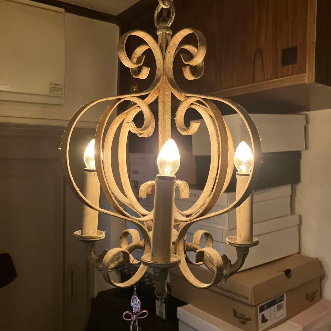 アンティーク照明　アンティークシーリングライト　ミッドセンチュリーシャビーシック アメリカヴィンテージ シーリングライト UFOランプ 間接照明 ミッド