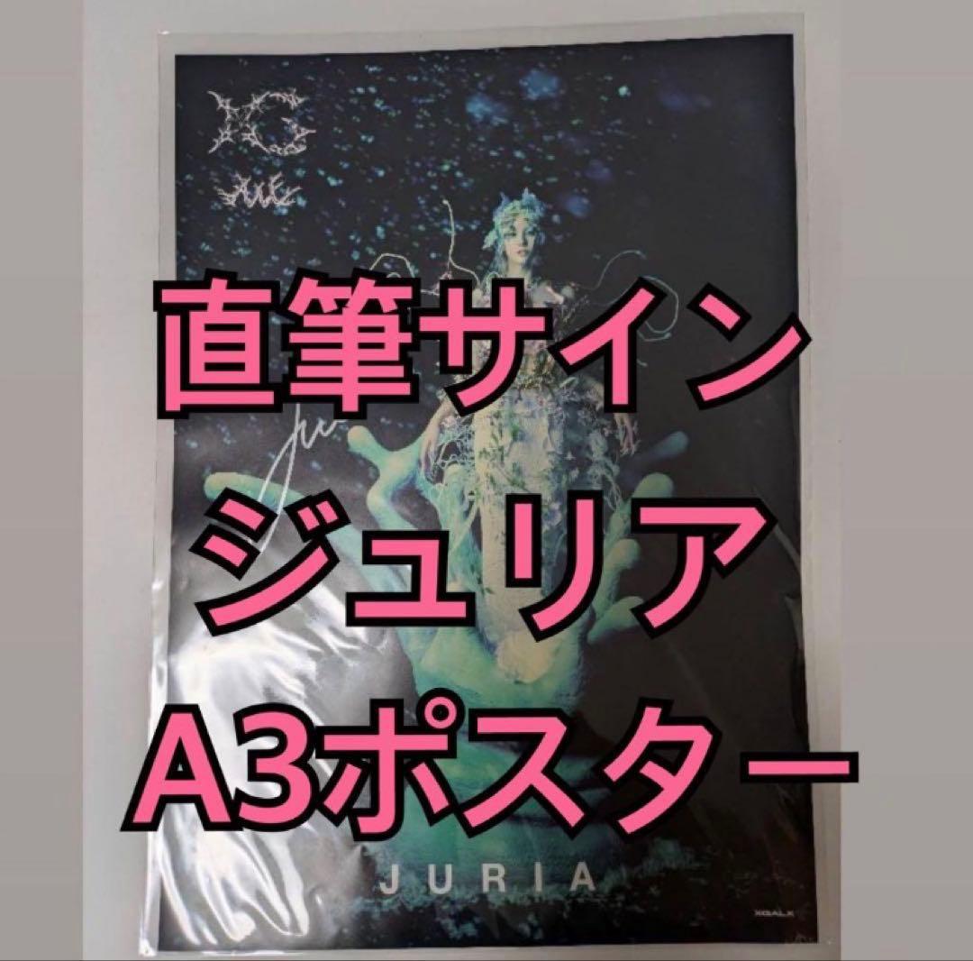 XG 会場限定 AWE A3ソロポスター 直筆 サイン ジュリア ① Amazon.co.jp: JURIA ジュリア XG エックスジー AWE IYKYK XG エックス