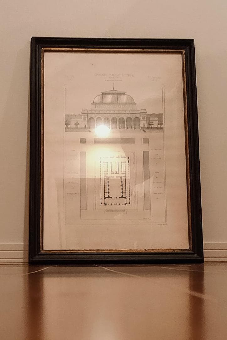 【美品】アンティーク フレーム 額縁⑧ まとめ売りOK 立体額 フレーム＋紙BOX 200角 クラシックゴールド ボックスフレーム