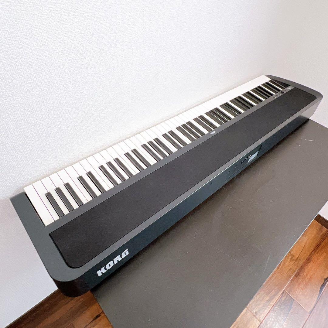 KORG 電子ピアノ B2N 88鍵盤 2020年製 ペダル 電源アダプター付 - メルカリ
