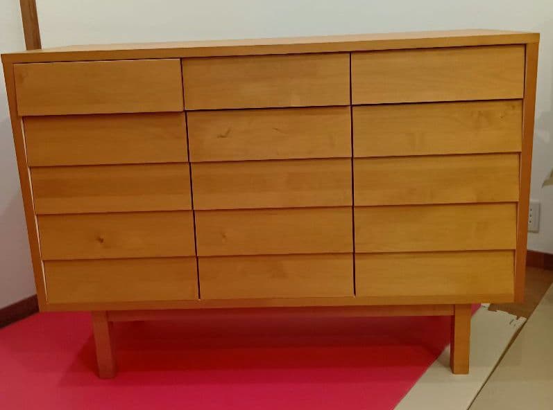 unico キャビネット　チェスト　サイドボード　TUO 幅120 サイドボード 幅120cm 奥行35 キャビネット 日本製 国産 リビング