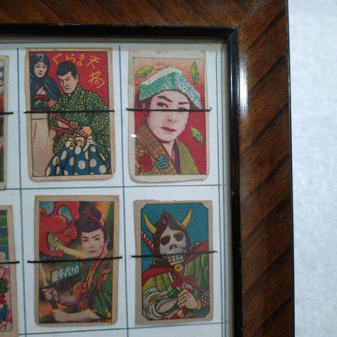 希少 昭和レトロ 日本の伝統的キャラクター カード めんこ 宮本武蔵 歌舞伎