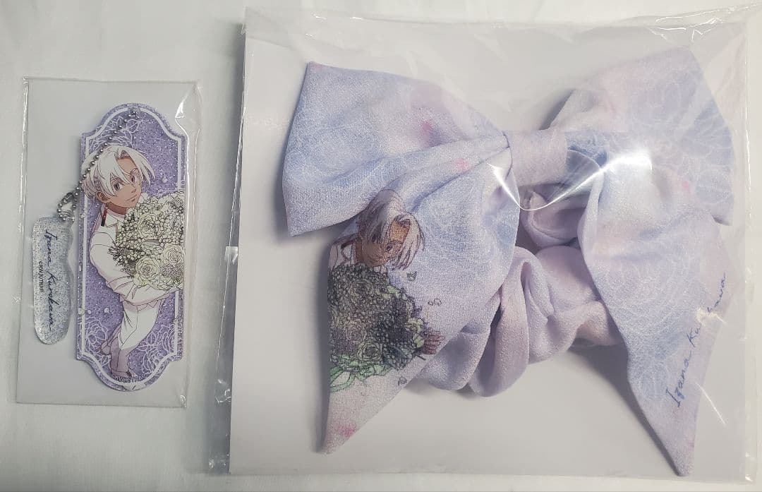 東京リベンジャーズ Bouquet キーホルダー リボンシュシュ　黒川イザナ TVアニメ『東京リベンジャーズ』 両面キーホルダー 黒川イザナ