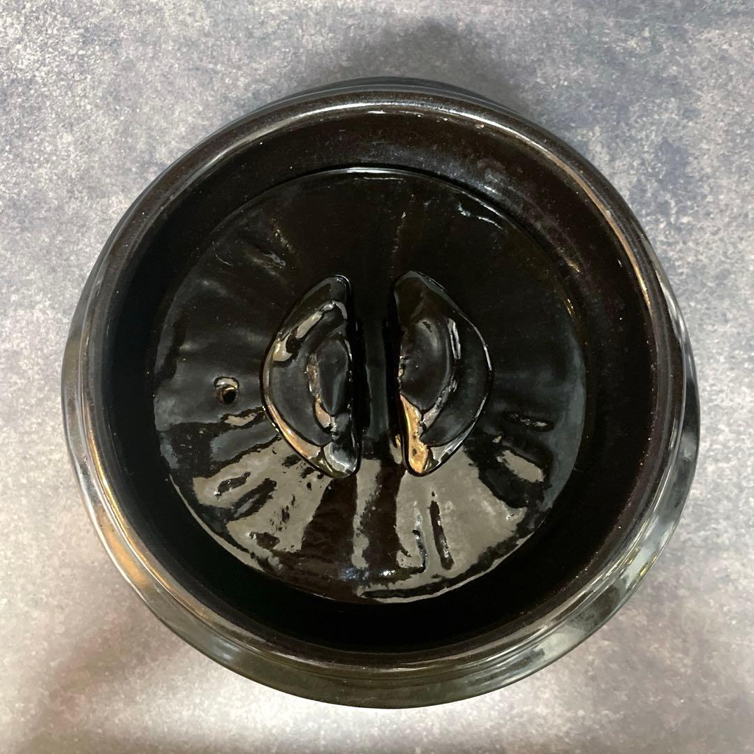 説明書とレシピ付☆新信楽 雲井窯 御飯鍋 黒楽 二合炊き - メルカリ