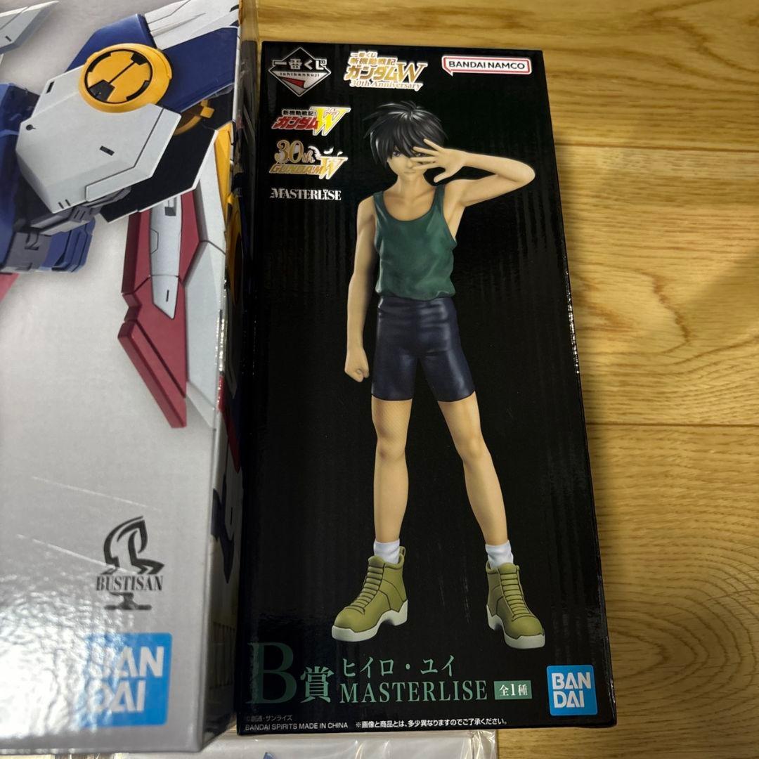 一番くじ ガンダムW 30th A賞 ウイングガンダム B賞ヒイロ•ユイ - メルカリ