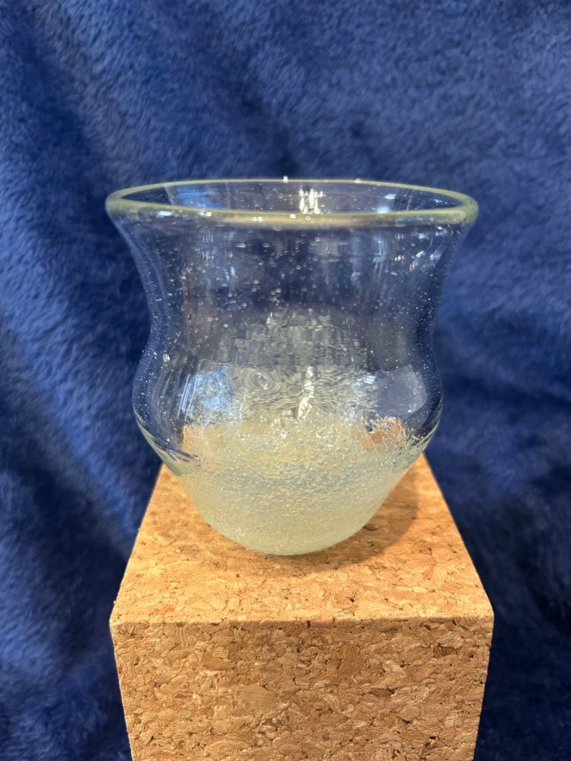 稲嶺盛吉製作　琉球ガラス　泡ガラス　クリアC 宙吹ガラス工房虹｜琉球ガラス｜琉球民芸センター