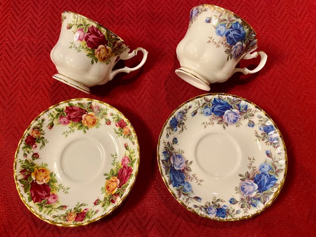 ☆美品☆】ロイヤルアルバート オールドカントリーローズ & ムーン