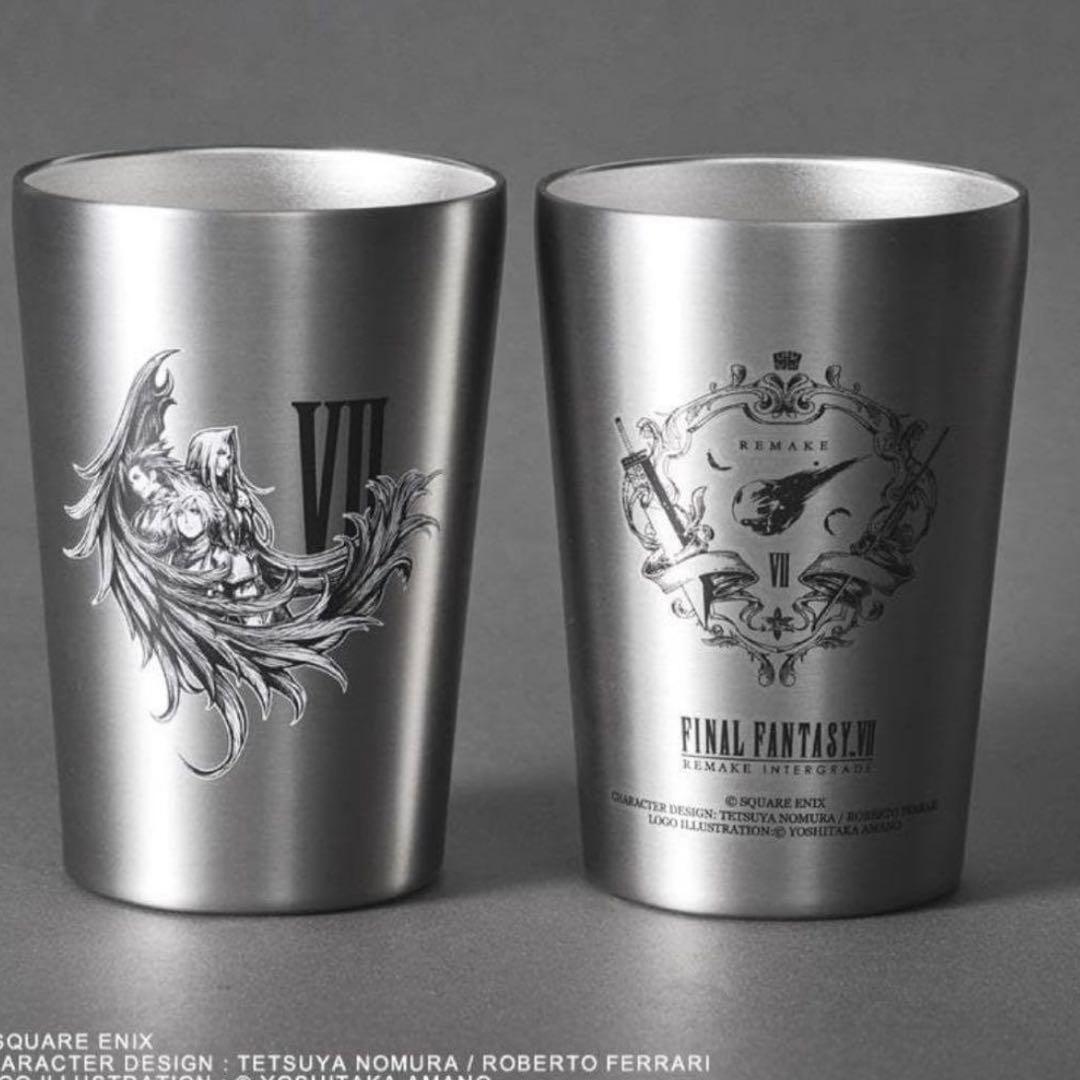 新品未開封】FF7 リメイク タンブラー ブラック／シルバー - メルカリ