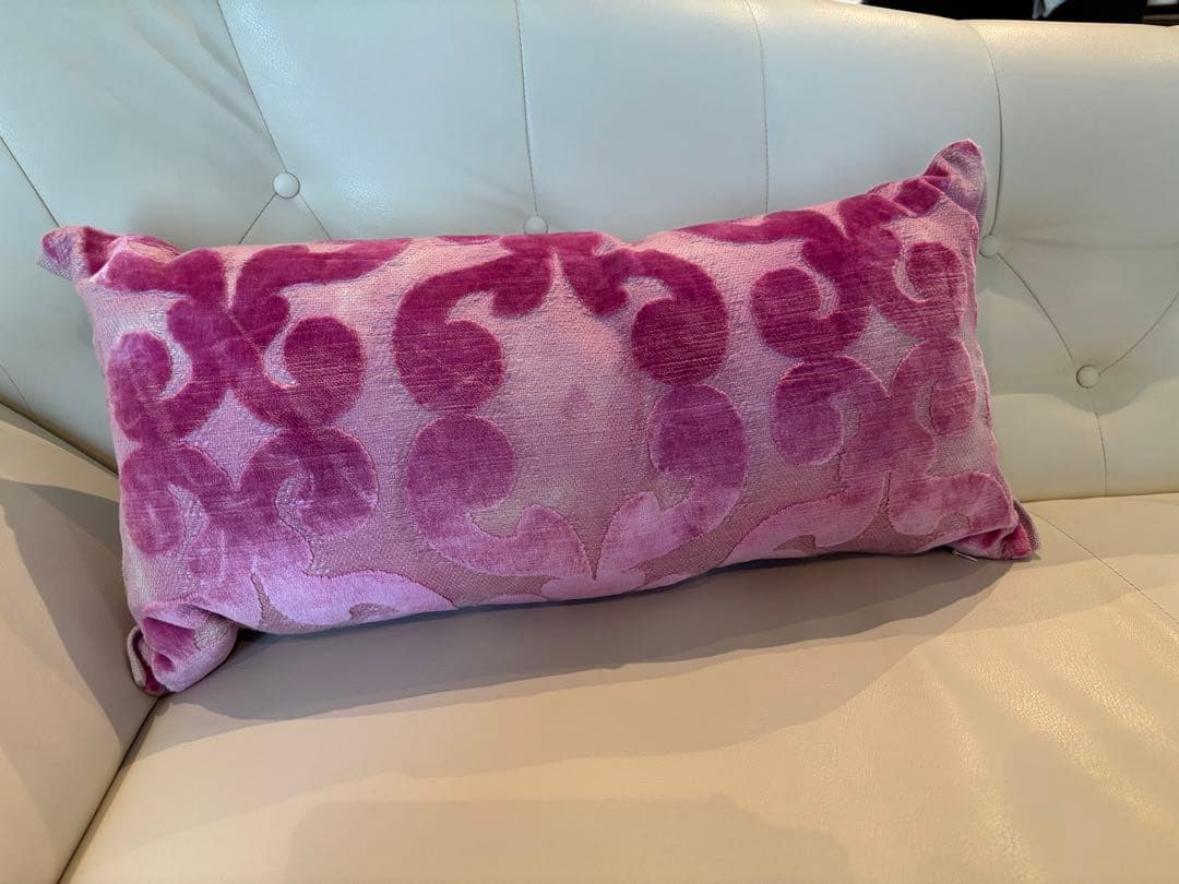 Designers Guild ピンク クッション DESIGNERS GUILD Eleonora Embroidered Cushion / デザイナーズギルド