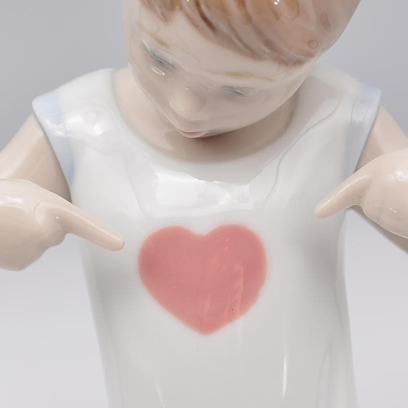 私のハートを聞いて ＃9212 ☆リヤドロ スペイン 光沢仕上げ 箱付き 絶版