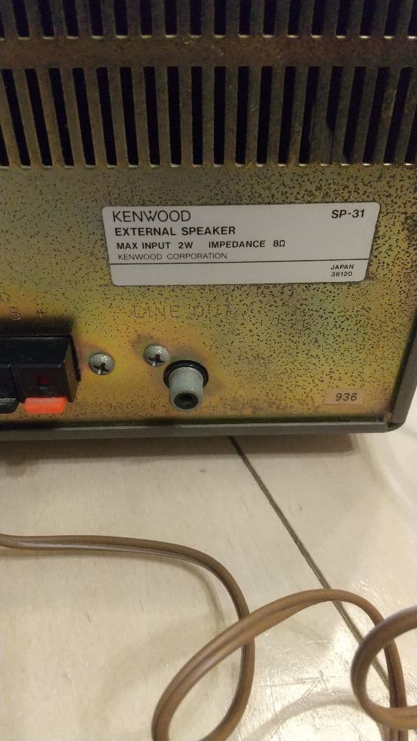 最終値下げ】KENWOOD SP-23 SP31 スピーカー2台 通電確認済 - メルカリ