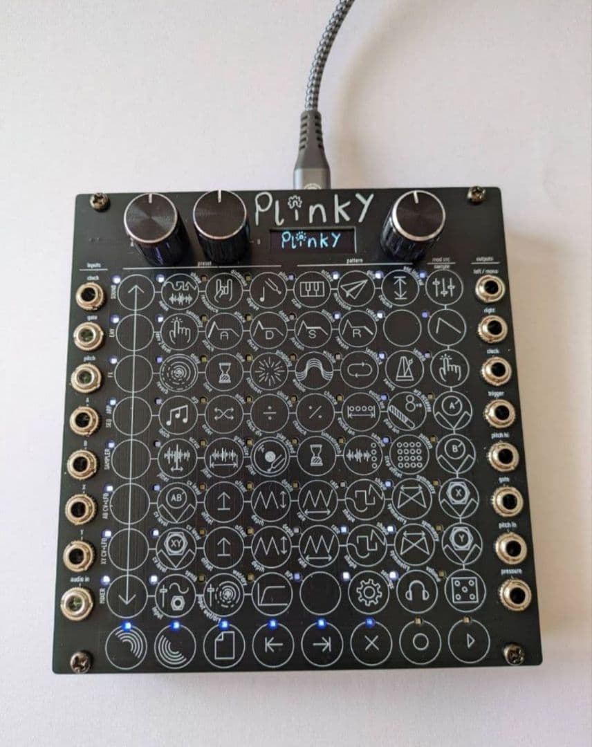 Plinky synth v3 シンセサイザー Plinky V3 [Fully Assembled] – Noisebug