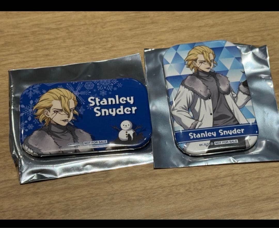 ドクターストーン 雪まつり スタンリー スナイダー 特典 縦横 缶バッジ