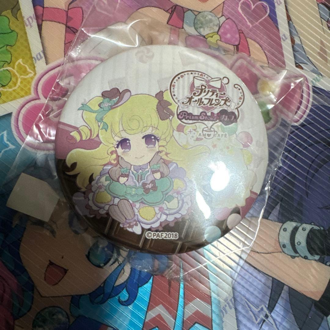 プリティーオールフレンズ プリズムストーンカフェ ゆい 缶バッジ