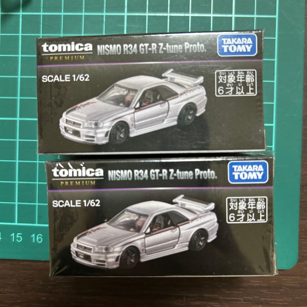 トミカプレミアム NISMO R34 GT-R ジャパンモビリティショー②2台