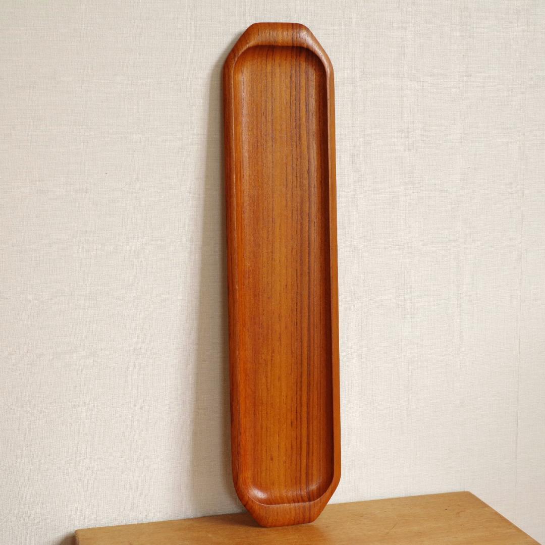 スウェーデン製 チーク 小物入れ 木製 トレイ プレート トレー お盆 北欧 ビンテージ】 スウェーデン製 チーク トレイ 北欧 無垢材 木製