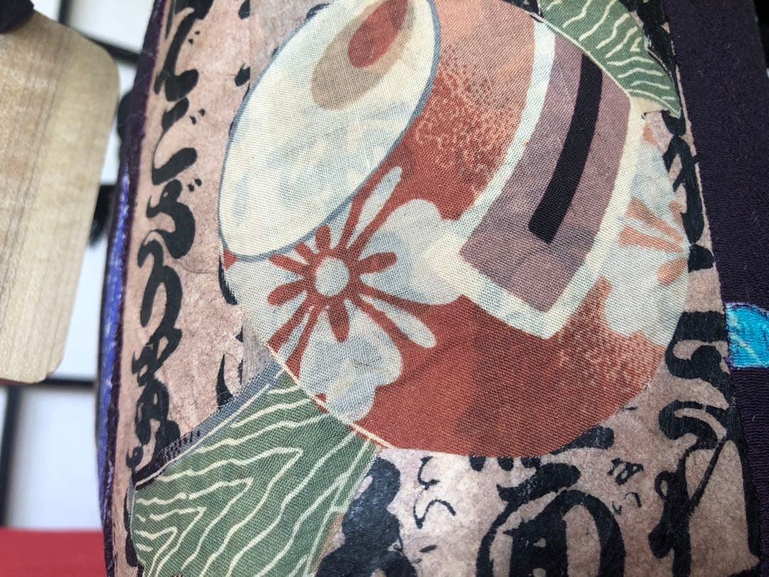 一閑張り 一閑張りバック 大正縮緬 犬張子 狛犬 駒兎 正絹古布 - メルカリ