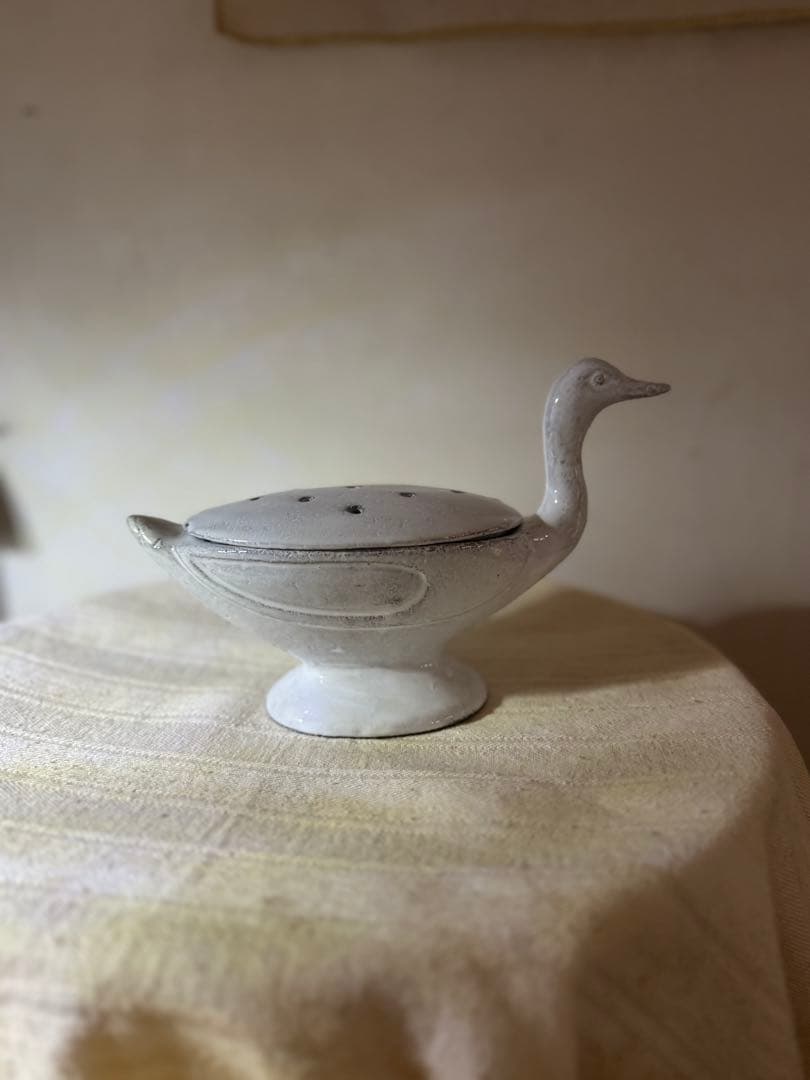 アスティエ アヒル お香入れ Astier de Villatte インセンスバーナー Coin Coin｜インセンス