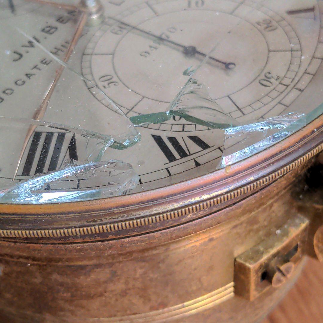 ジェームス・ベンソン J.W.BENSON 船舶時計【ジャンク品】♡G8