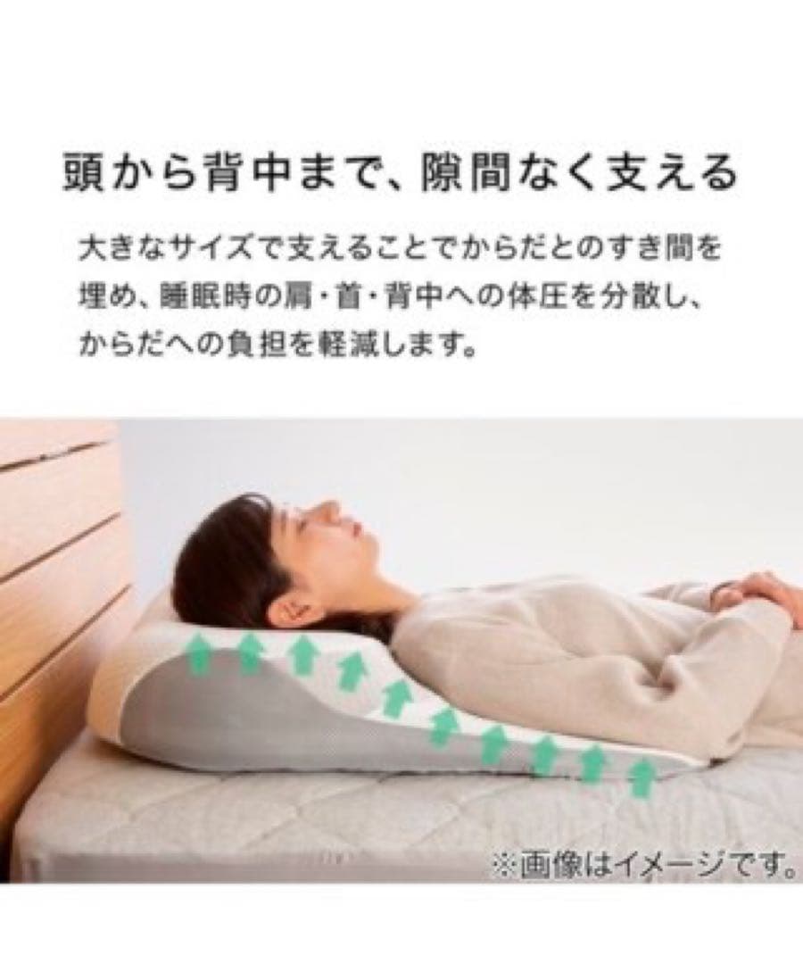美品＊《ニトリ》肩・首・背中も支える枕
