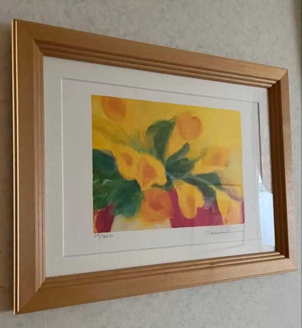 額入り版画　ジニー・キム　エディション番号、サイン有り　新品額 ジニー・キム(版画）|アート＆フレーム|絵と額縁の専門店