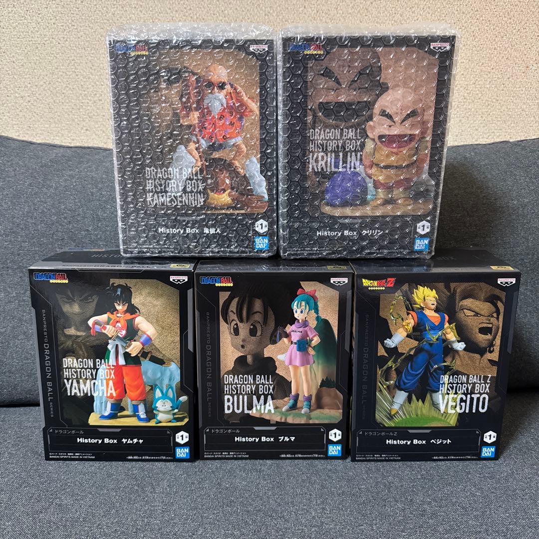 ドラゴンボール フィギュア 5体セット History Box - メルカリ