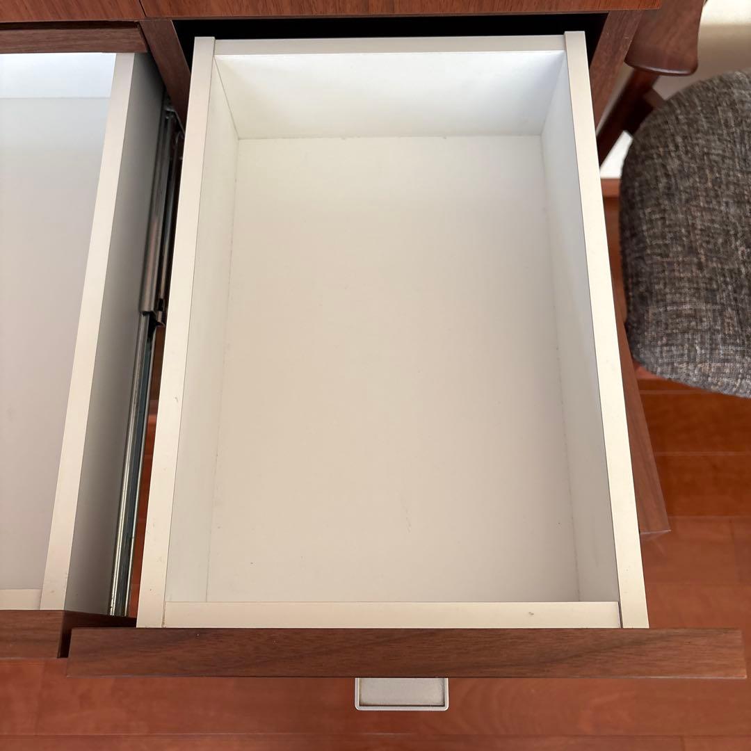 美品ACTUS購入 日本製 食器棚 本棚シェルフ引き出し収納 稼動棚カップ