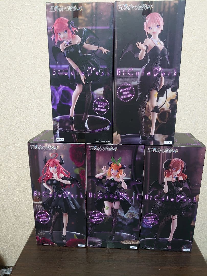 五等分の花嫁 BiCute Dark Figure 5個セット(未開封) - メルカリ