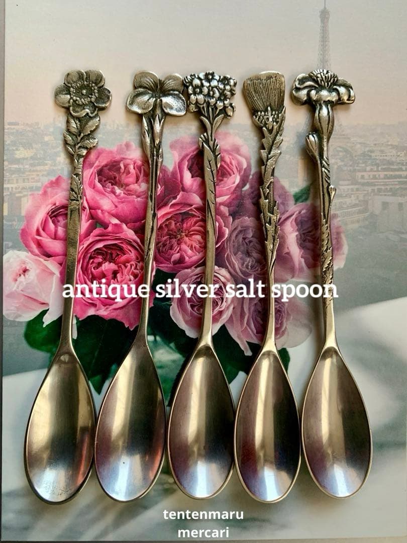 アンティークシルバースプーン☆ドイツアンティークショップ購入品☆5