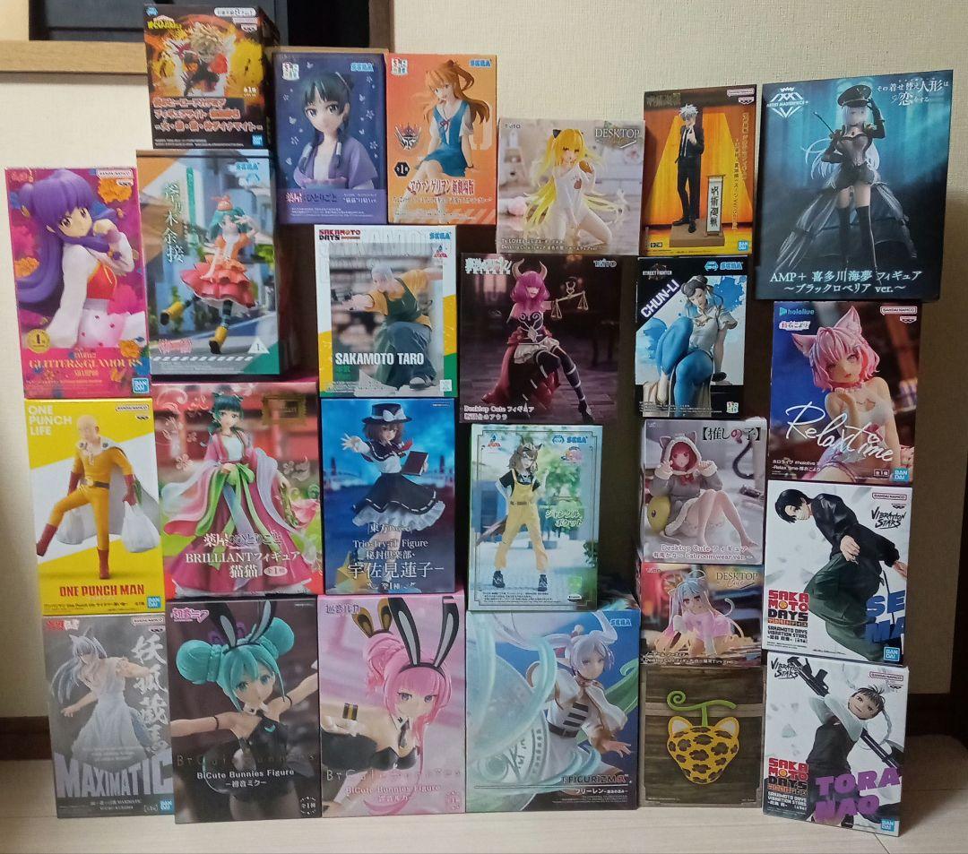 プライズフィギュアまとめ売り♪25体セット♪最終値引き価格♪本日終了♪ プライズフィギュア25体まとめ売り ドラゴンボール 鬼滅 ナルト