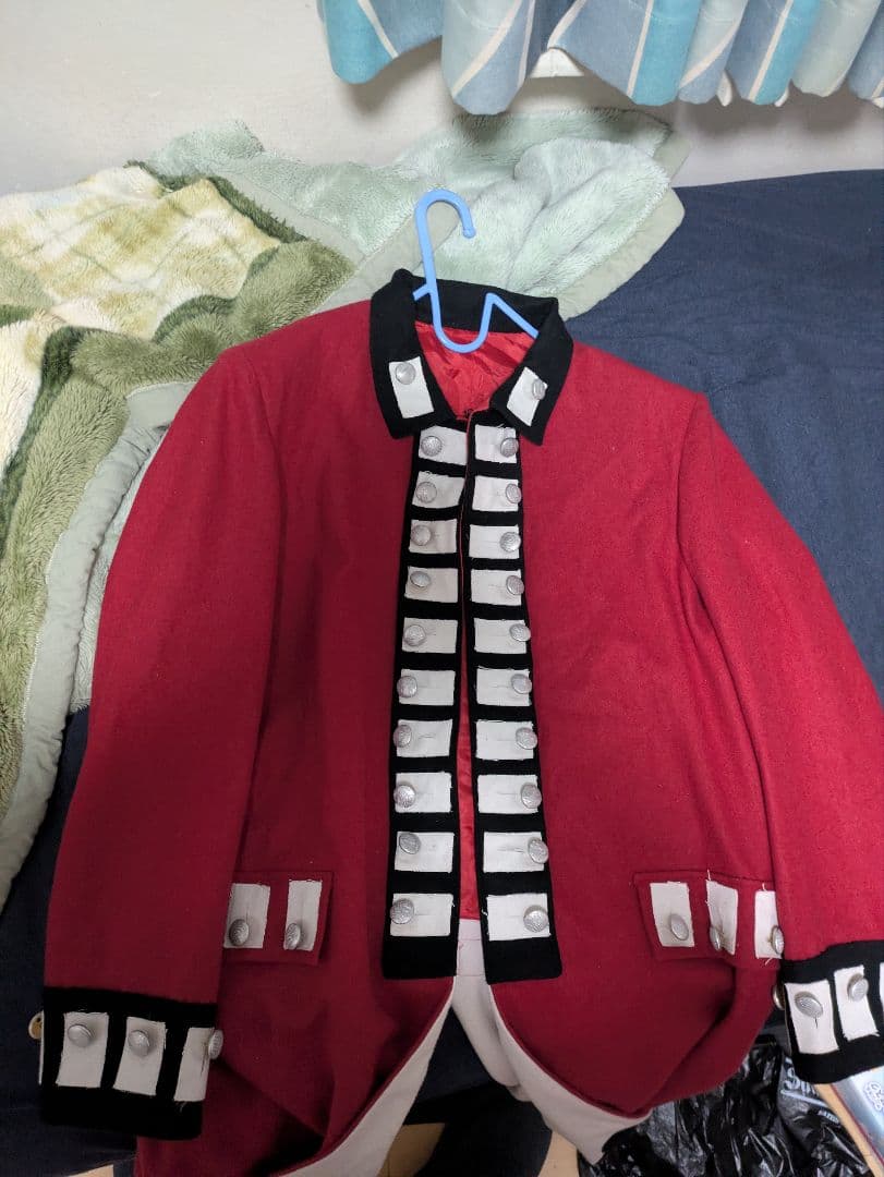 アメリカ独立戦争イギリス軍 レッドコート イギリス軍のレッドコート衣装：18世紀のウール製独立戦争時の制服