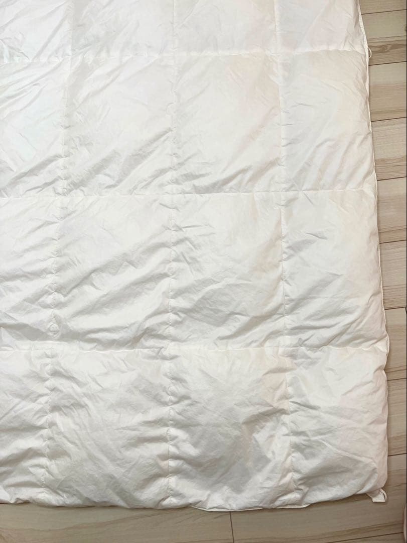 丸八真綿　肌掛け羽毛布団　シングルサイズ　0.5k 【未使用シーツカバー付き】