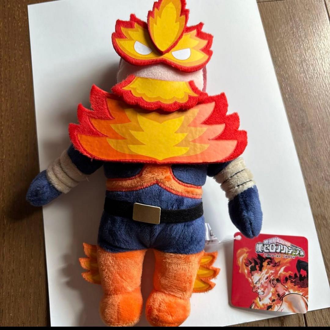 ヒロアカ エンデヴァー ぬいぐるみ 人形 ヒロアカ展 原画 ユニバ