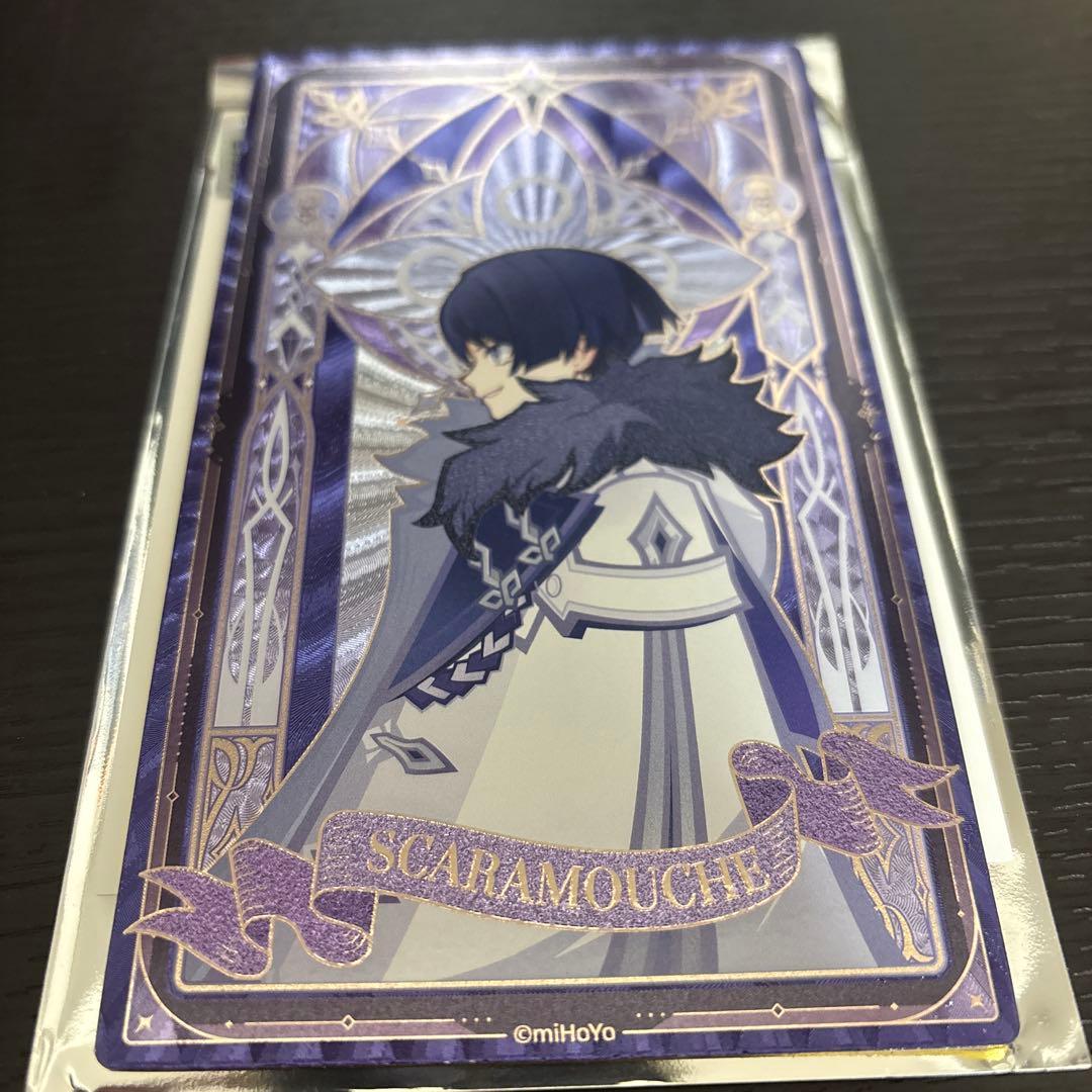 原神 散兵 スカラマシュ ホログラムカード 厳霜と狂焔 シークレット②