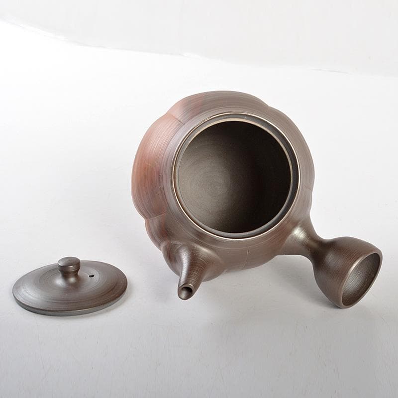 茶道具 萬古焼 清水洋造 横手急須 茶壷 共布共箱 V 6427 - メルカリ