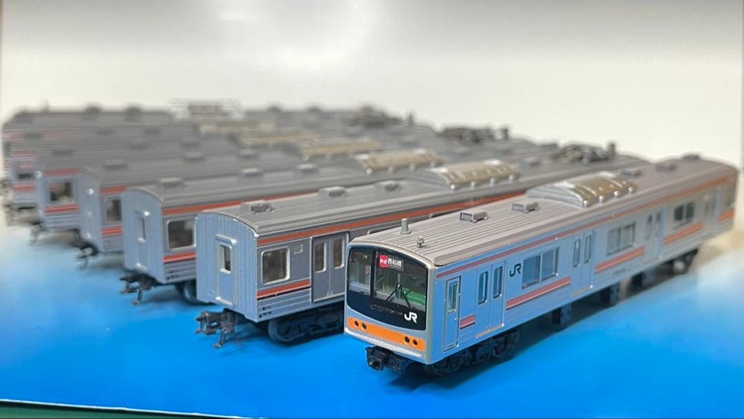 【Nゲージ】ジャンク　武蔵野線205系　メルヘン　8両（M車有） Nゲージ】ジャンク 武蔵野線205系 メルヘン 8両（M車有） - メルカリ